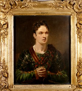 William Macready como Macbeth, c.1820 de George Clint