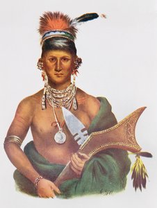 Appanoose, un jefe Sauk, 1837, ilustración de 