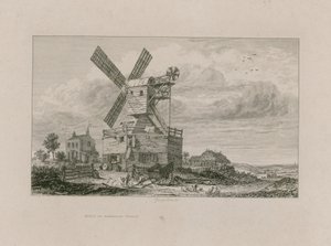 Molino en Wimbledon Common de George Cooke