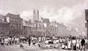 Mercado de Smithfield, Londres, c. 1830
