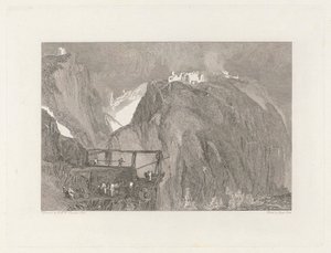 Castillo de Tintagel, Cornualles de George Cooke