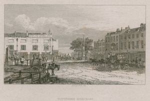Tottenham High Cross, Londres de George Cooke