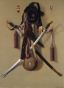 Regalia de la Guerra Civil del Mayor Levi Gheen McCauley de George Cope