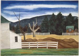 Paisaje de Woodstock, marzo