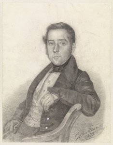 Retrato de un caballero sentado de George Coutteau