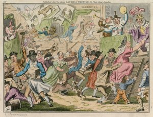 Feria de Bartholomew, Londres de George Cruikshank