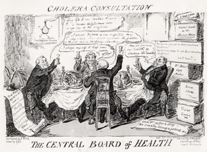 Consulta sobre el cólera en la Junta Central de Salud, publicada el 27 de febrero de 1832 de George Cruikshank