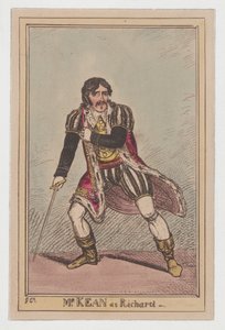 Edmund Kean como Ricardo III, ca. 1814
