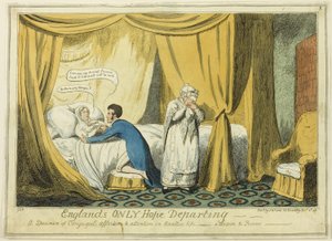 La única esperanza de Inglaterra se marcha de George Cruikshank