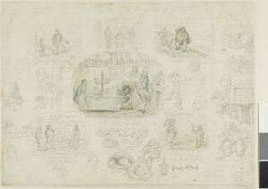Modas y miedos de 1829 (recto); Ángeles siempre brillantes y justos (verso)