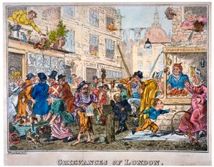 Quejas de Londres, 1812 de George Cruikshank