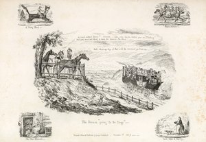 Carruaje de vapor de Gurney de George Cruikshank