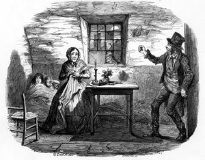 Hogar en la sombra, ilustración de 