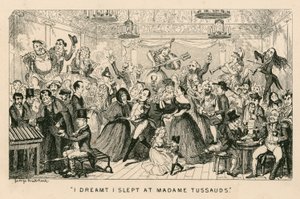 Soñé que dormía en el Museo de Madame Tussauds de George Cruikshank
