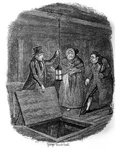 Ilustración para “Oliver Twist” de Charles Dickens, por George Cruikshank. de George Cruikshank