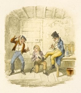 Ilustración para "Oliver Twist" de George Cruikshank