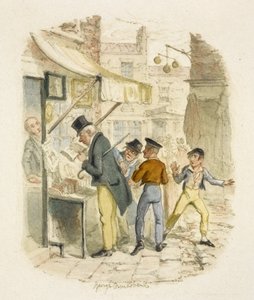 Ilustración para "Oliver Twist" de George Cruikshank
