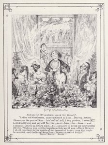 Ilustración para El Libro del Soltero, o El Progreso del Sr. Lambkin (Gent)