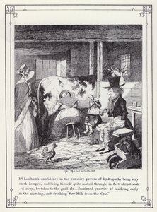 Ilustración para El libro propio del soltero, o El progreso del Sr. Lambkin (caballero) (grabado)