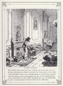 Ilustración para El Libro del Soltero, o El Progreso del Sr. Lambkin (Gent)