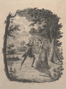 Hombre y Mujer en el Jardín