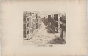 Manchester, en 1851 de George Cruikshank