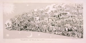 Eventos pasados, o la cola del cometa de 1853 de George Cruikshank