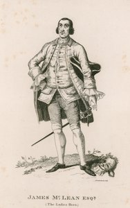 Retrato de James McLean (El héroe de las damas) de George Cruikshank
