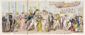 Predilecciones Principescas o, Música Antigua y Discordia Moderna de George Cruikshank