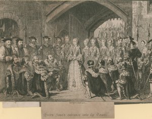 La entrada de la Reina Juana en la Torre de George Cruikshank