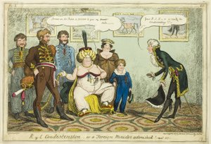 Condescendencia real de George Cruikshank