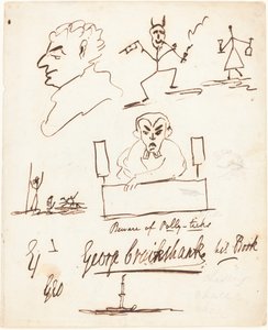 Bocetos satíricos de George Cruikshank