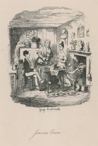 Escena de la vida londinense: Jemima Evans de George Cruikshank