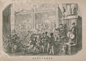 Feria de septiembre de George Cruikshank