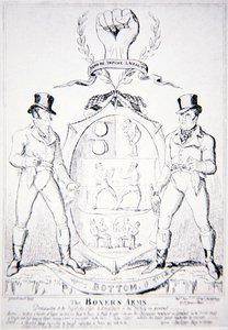 Los brazos del boxeador, dedicado al Club Pugilístico, a los aficionados y a la fantasía en general, publicado por G. Humphrey, Londres 1891