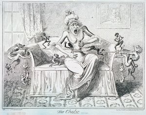 El Cólico, 1835 de George Cruikshank