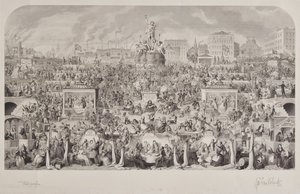 Las costumbres de bebida de la sociedad o el culto a Baco de George Cruikshank