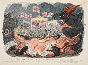 La Sartén del Diablo o Festival Anual de la Tontuna y el Vicio, pub. 1832