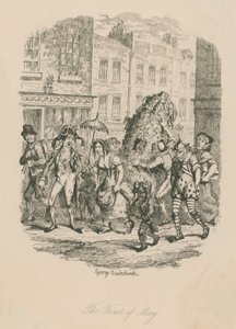 El primero de mayo de George Cruikshank