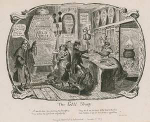La Tienda de Ginebra de George Cruikshank