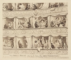 Las cajas de la ópera durante la Gran Exposición