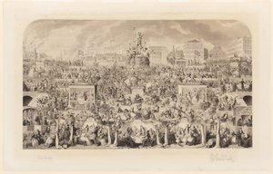 La adoración de Baco de George Cruikshank