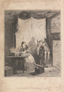 El descubrimiento del paquete misterioso de George Cruikshank