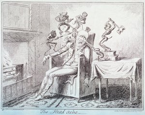 El Dolor de Cabeza de George Cruikshank