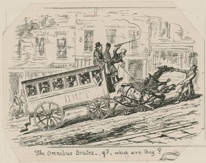 El ómnibus brutos... ¿cuáles son ellos? de George Cruikshank