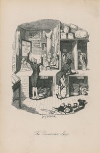 La tienda del prestamista de George Cruikshank