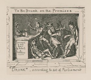 Para ser bebido en el lugar de George Cruikshank