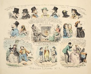 Hojas de tabaco No. 1 de George Cruikshank