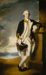 Capitán Hugh Palliser (1723-1796), c.1775 (óleo sobre lienzo) de George Dance