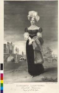 Luisa María Augusta de Baden (grabado)